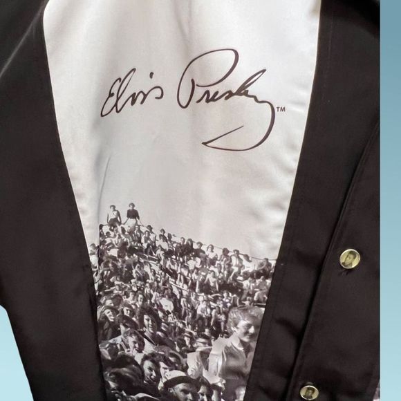 NWT ELVIS PRESLEY CROWD MEN'S PANEL SHIRT 3X XXL - Picture 6 of 10